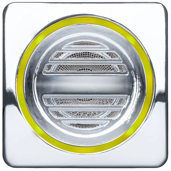 'Orisec Hardwired Internal Flush Mount Extension Speaker 16Ω/1W with LEDs Polished Chrome'